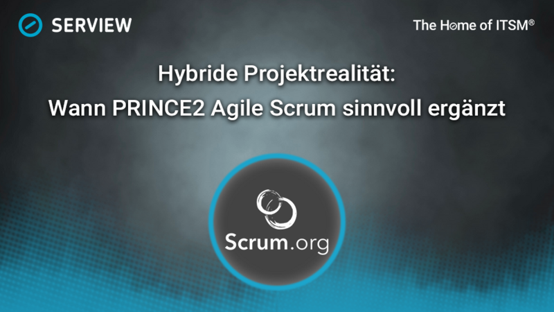 Hybride Projektrealität: Wann PRINCE2 Agile Scrum sinnvoll ergänzt Grafik Hybride Projektrealität: Wann PRINCE2 Agile Scrum sinnvoll ergänzt