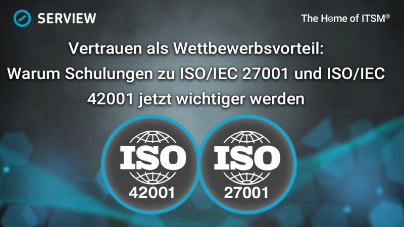 Grafik: Vertrauen als Wettbewerbsvorteil: Warum Schulungen zu ISO/IEC 27001 und ISO/IEC 42001 jetzt wichtiger werden