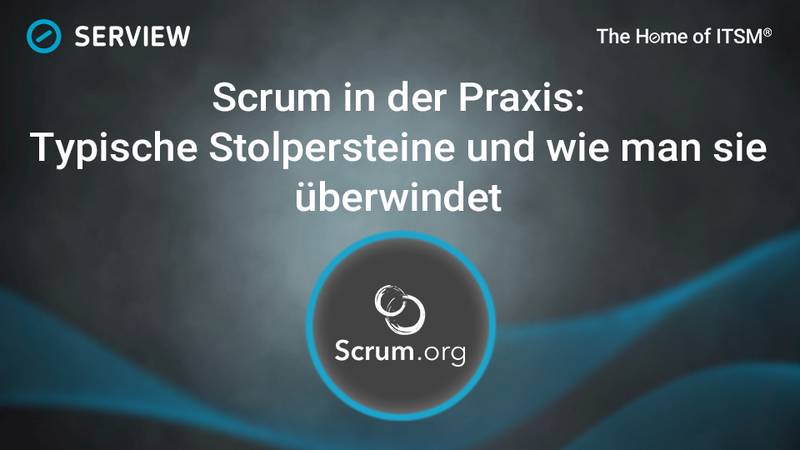 Grafik Scrum in der Praxis: Typische Stolpersteine und wie man sie überwindet