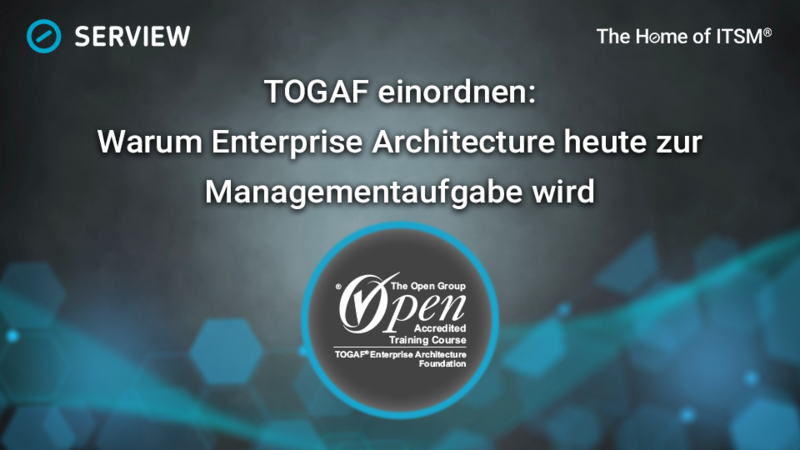 Grafik TOGAF einordnen: Warum Enterprise Architecture heute zur Managementaufgabe wird