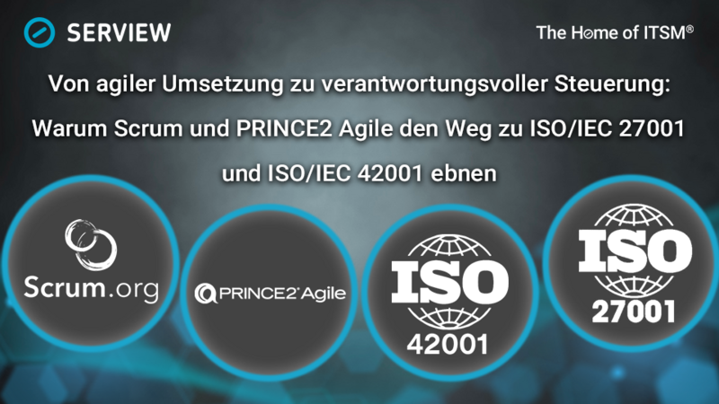 Von agiler Umsetzung zu verantwortungsvoller Steuerung: Warum Scrum und PRINCE2 Agile den Weg zu ISO/IEC 27001 und ISO/IEC 42001 ebnen Grafik Von agiler Umsetzung zu verantwortungsvoller Steuerung: Warum Scrum und PRINCE2 Agile den Weg zu ISO/IEC 27001 und ISO/IEC 42001 ebnen