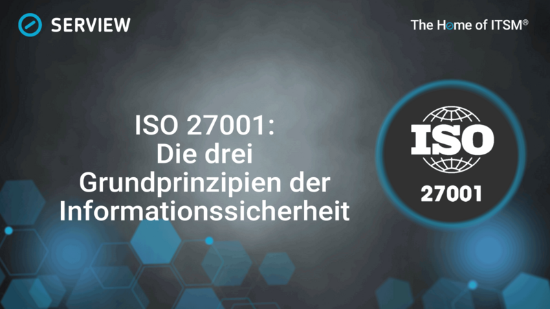ISO 27001: Die drei Grundprinzipien der Informationssicherheit erklärt Grafik ISO 27001 Die drei Grundprinzipien der Informationssicherheit erklärt