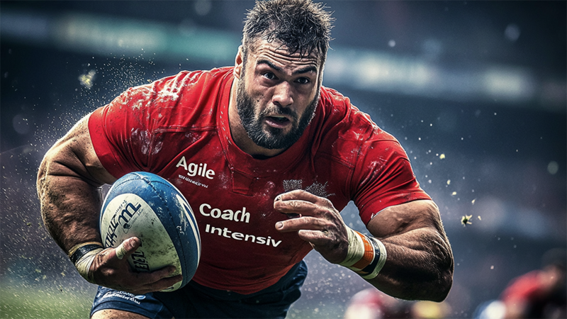 SERVIEW führt eine Agile Coach Intensiv Ausbildung ein Rugby Spieler
